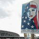 The scene at JFK Airport on Saturday. Photo via Getty.